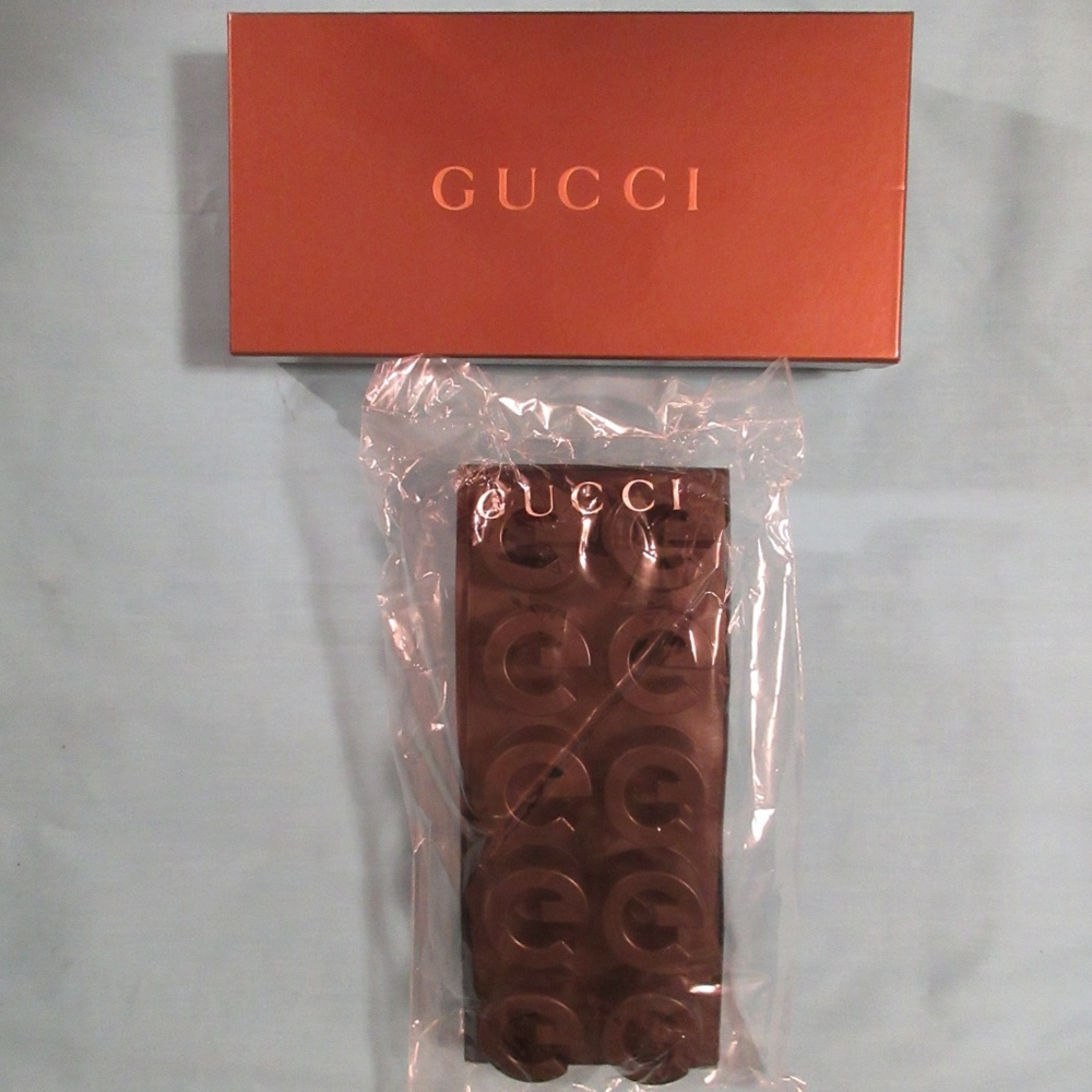 Gucci Ice Trays "G" Logo 2 Sealed New in Box